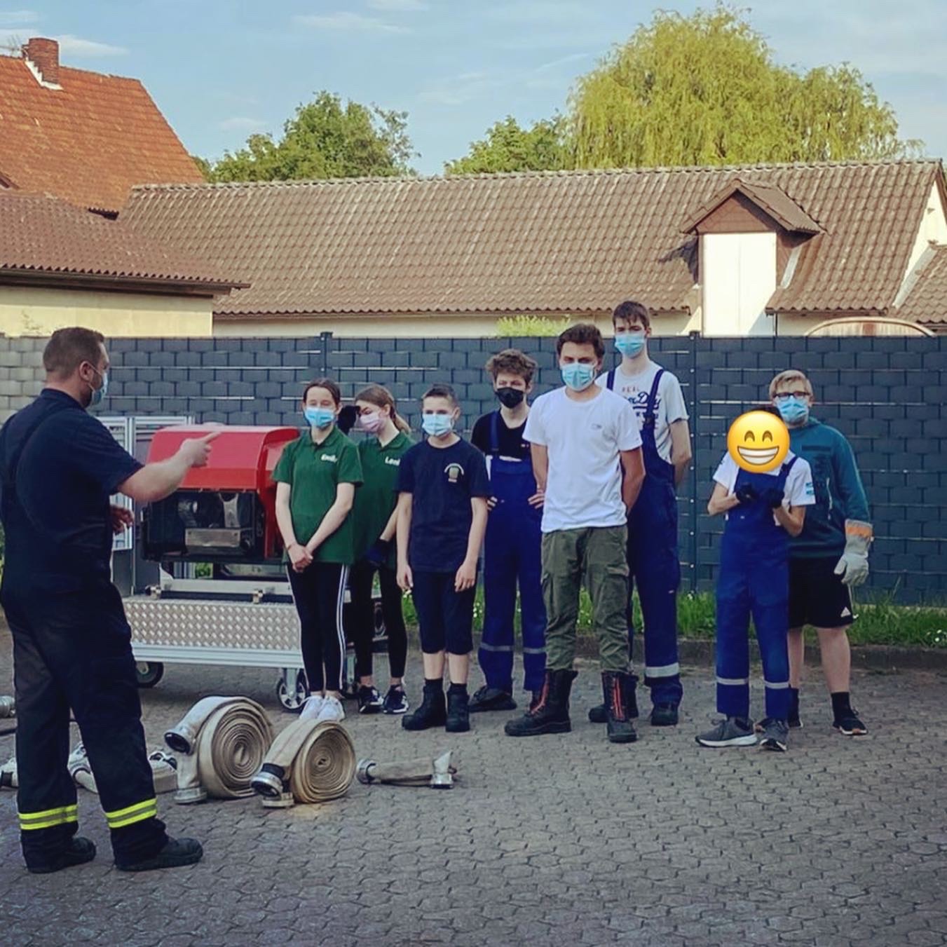 JF-Giesen, erster Übungsdienst nach Lockdown